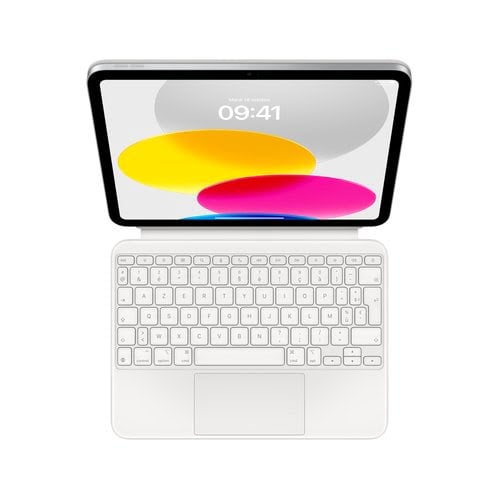 Apple Magic Keyboard avec Touch ID et pavé numérique : Bluetooth,  Rechargeable. Compatible avec Les Ordinateurs Mac dotés d'Une Puce  Français, Touches Blanches : : Informatique