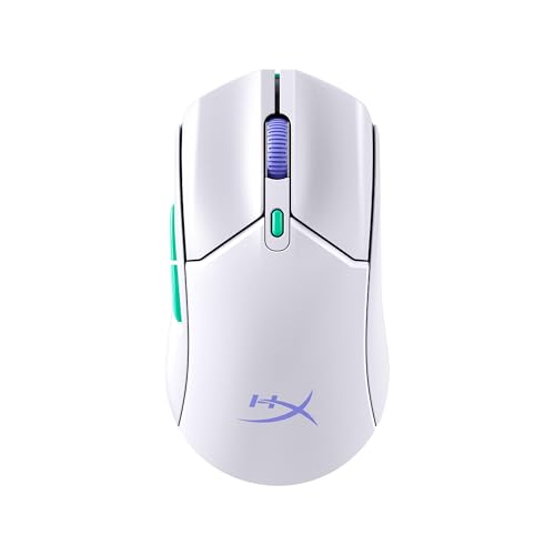 hyperx HP HyperX Pulsefire Haste 2 Core Wls Gaming Mouse Wht Grn Pur souris
