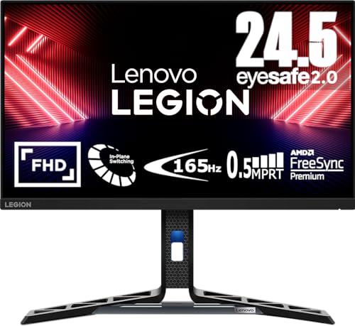 Ecran PC Gamer LENOVO Legion R25i 30 245 IPS FHD 180Hz OD 05ms Cable DP AMDFreeSync Premium
