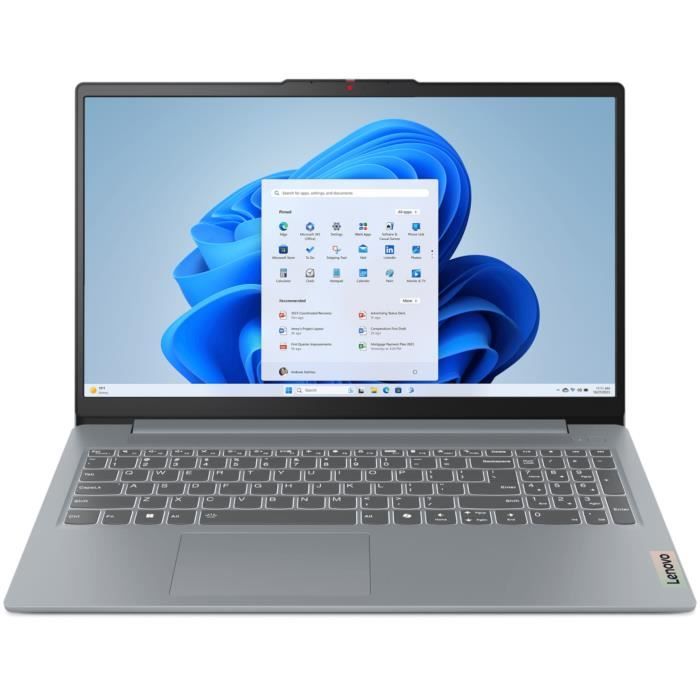 PC Portable Lenovo Ideapad Slim 3 15IRU9 | 156 FHD CORE 5 120U RAM 16Go SSD 512Go Windows 11 AZERTY
