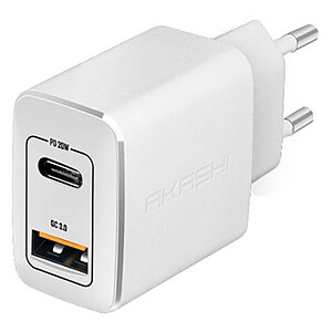 Akashi Chargeur Secteur 20W USB A Quick Charge 3 0 White
