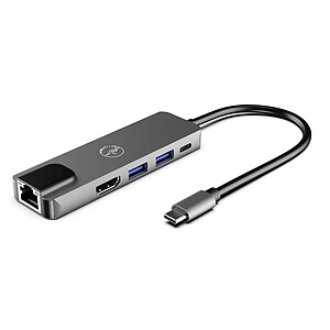 Mobility Lab Hub Adapter USB C 5 en 1 avec Power Delivery 100W
