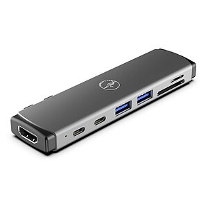 Mobility Lab Hub Adapter USB C 7 en 2 avec Power Delivery 100W
