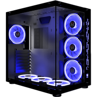 MRED Boitier PC Gamer ATX White RGB Crystal Sea
