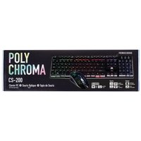 Pack Freaks And Geeks Clavier semi mecanique CS 200 PolyChroma Souris Tapis