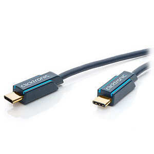 Clicktronic Cable USB C To USB C 3 1 Male Male 2 m
