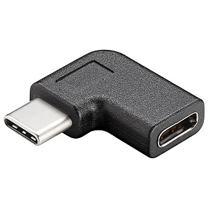 Goobay Adaptateur USB C 3 0 male sur USB C femelle coude 90A
