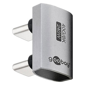 Goobay Adaptateur USB C Male vers USB C Male en U a 180A
