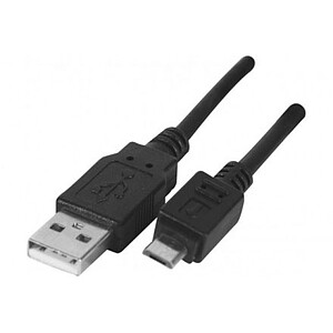 Cable USB A male micro USB B male 1 8 m