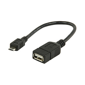 Cable USB 2 0 OTG On The Go femelle micro USB male
