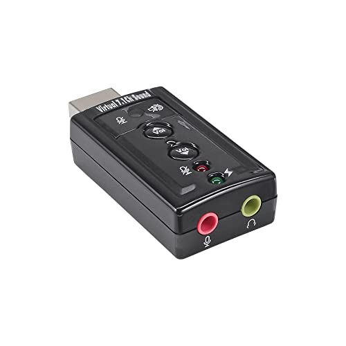 InLine 33051C Carte Son USB Audio avec Son Surround virtuel 7 1
