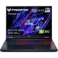 Gaming Predator Helios Neo 16 PHN16 72 580H 16 WQXGA 165Hz Intel Core i5 14450HX 16 Go RAM DDR5 1 To SSD GeForce RTX 4060