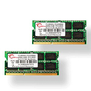 G Skill SODIMM 8 Go 2x 4Go DDR3 1066 MHz
