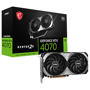 MSI RTX 4070 VENTUS 2X E1 12G OC
