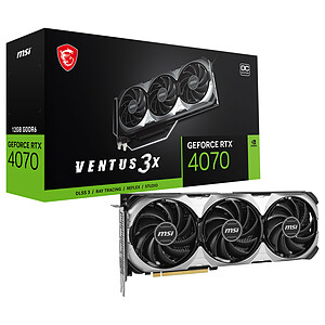 MSI RTX 4070 VENTUS 3X E1 12G OC
