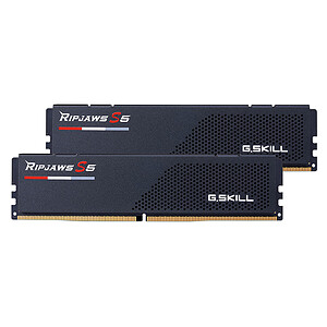 G Skill RipJaws S5 Low Profile 64 Go 2 x 32 Go DDR5 5600 MHz CL46 Black
