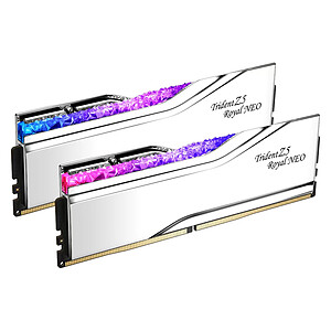 G Skill Trident Z5 Royal Neo 32 Go 2x16Go DDR5 6000 MHz CL28 Silver
