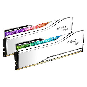 G Skill Trident Z5 Royal 32 Go 2x16Go DDR5 6400 MHz CL30 Silver
