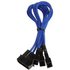 Cable rallonge Alchemy 4 Pin Molex vers 3 x 3 Pin 5V 20 cm gaines Blue Black
