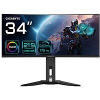 Gigabyte MO34WQC 34 OLED UWQHD 175Hz 0 03ms USB C HP
