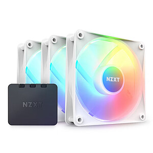 NZXT F120 Core Triple Pack White