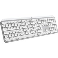 MX Keys S for Mac, clavier sans fil, fluide, saisie precise, touches programmables, retroeclaire, Bluetooth rechargeable USB C Grey pale
