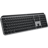 MX Keys S for Mac, clavier sans fil, fluide, saisie precise, touches programmables, retroeclaire, Bluetooth rechargeable USB C Grey Sideral
