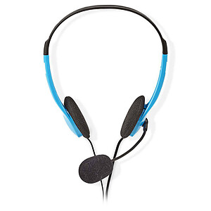 Nedis Portable Stereo Headset Blue