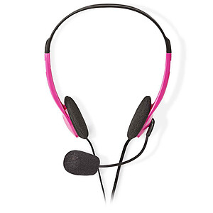 Nedis Portable Stereo Headset Rose