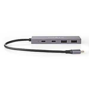 Nedis Hub USB C 3 1 vers 2x USB C 2x USB A
