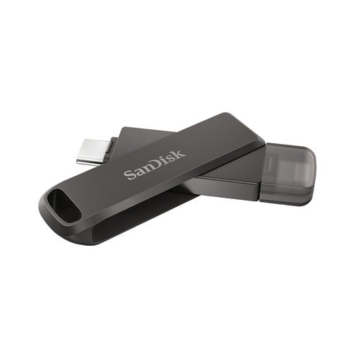 Sandisk SanDisk iXpand lecteur USB flash 64 Go USB Type C Lightning 3 2 Gen 1 3 1 Gen 1 Black
