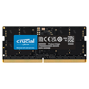 Crucial SO DIMM DDR5 32 Go 4800 MHz CL40 SR
