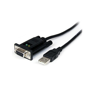 StarTech com Cable Adaptateur USB 2 0 vers DB9 Serie RS232 1 m
