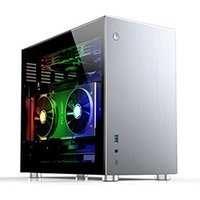 Jonsbo V10 TG Silver mT Sans Alim ITX