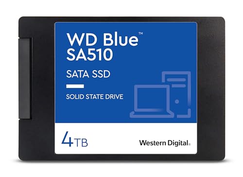 WD Blue SA510 4 To SATA SSD jusqu a 560 Mo s Comprend Acronis True Image for Western Digital Clonage de dique et migration sauvegarde souple et recuperation protection anti rancongiciels
