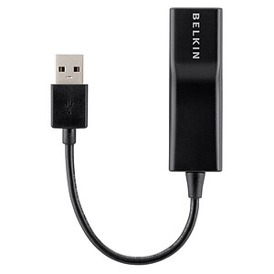 Belkin Adaptateur USB 2 0 vers RJ45 Ethernet
