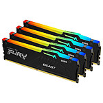 Kingston Fury Beast RGB 4 x 16 Go 64 Go DDR5 6000 MHz CL40
