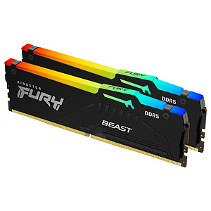 Kingston FURY Beast 64 Go 2 x 32 Go DDR5 6000 MHz CL30