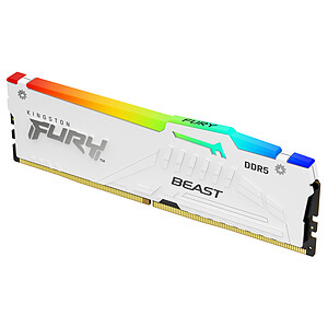 Kingston FURY Beast 16 Go DDR5 6400 MHz CL32 White
