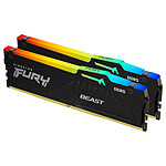 Kingston Fury Beast RGB 2 x 32 Go 64 Go DDR5 6400 MHz CL32
