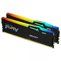 DDR5 Kingston Fury Beast RGB 32 Go 2x16Go 6000 MHz CAS 36
