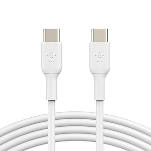 Belkin Cable USB C vers USB C 60 W White 2 m
