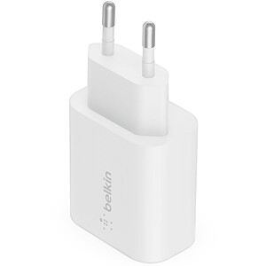 Belkin Chargeur Secteur USB C 25 W pour iPhone 20 W et Samsung 25 W White
