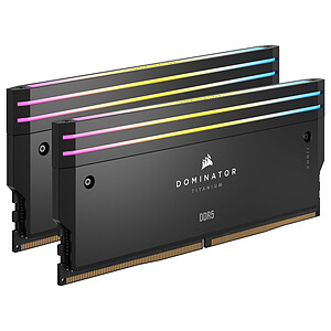 Corsair Dominator DDR5 96 Go 2 x 48 Go 7000 MHz CL40 Black
