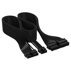 Corsair Premium Cable d alimentation ATX 24 broches type 5 Gen 5 Black