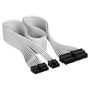 Corsair Premium Cable d alimentation ATX 24 broches type 5 Gen 5 White
