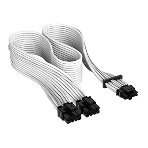 Corsair cable 600W 12 4A�broches PCIe GenA�5 White