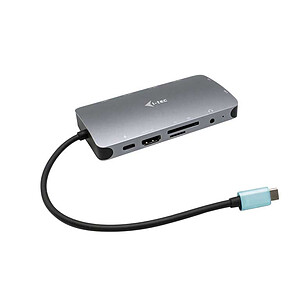 i tec USB C Metal Nano Dock 4K HDMI VGA Power Delivery 100W
