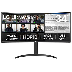 LG UltraWide 34WR55QK B
